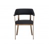 Dixie Dining Armchair - Dillon Black - Front