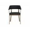 Dixie Dining Armchair - Dillon Black - Front - Dixie Dining Armchair - Dillon Black - Front
