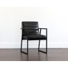 Spyros Dining Armchair - Coal Black - Lifestyle