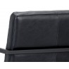Spyros Dining Armchair - Coal Black - Back Close-up