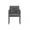 Spyros Dining Armchair - Overcast Grey - Fornt View