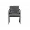 Spyros Dining Armchair - Overcast Grey - Fornt View - Spyros Dining Armchair - Overcast Grey - Fornt View