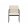 Spyros Dining Armchair - Bravo Cream - Front View - Spyros Dining Armchair - Bravo Cream - Front View