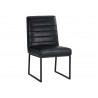 Spyros Dining Chair - Coal Black - Angled