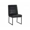 Spyros Dining Chair - Coal Black - Angled - Spyros Dining Chair - Coal Black - Angled