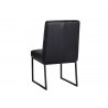 Spyros Dining Chair - Coal Black - Back Angle