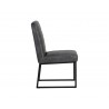 Spyros Dining Chair - Overcast Grey - Side Angle