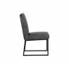 Spyros Dining Chair - Overcast Grey - Side Angle - Spyros Dining Chair - Overcast Grey - Side Angle