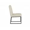 Spyros Dining Chair - Bravo Cream - Side Angle - Spyros Dining Chair - Bravo Cream - Side Angle