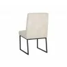 Spyros Dining Chair - Bravo Cream - Back Angle - Spyros Dining Chair - Bravo Cream - Back Angle
