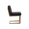 Virelles Dining Chair - Bravo Black - Side Angle