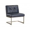 Virelles Lounge Chair - Bravo Admiral - Angled View