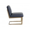 Virelles Lounge Chair - Bravo Admiral - Side Angle