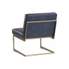 Virelles Lounge Chair - Bravo Admiral - Back Angle
