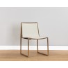 Blair Dining Chair - Antique Brass - Castillo Cream - Lifestyle