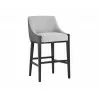 SUNPAN Aurora Barstool - Polo Club Stone / Overcast Grey, Front View - SUNPAN Aurora Barstool - Polo Club Stone / Overcast Grey, Front View