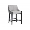 SUNPAN Aurora Counter Stool - Polo Club Stone / Overcast Grey, White Background