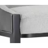 Sunpan Aurora Counter Stool - Polo Club Stone / Overcast Grey - Seat Closeup Angle - Sunpan Aurora Counter Stool - Polo Club Stone / Overcast Grey - Seat Closeup Angle