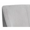 Sunpan Aurora Counter Stool - Polo Club Stone / Overcast Grey - Seat Closeup Top Angle - Sunpan Aurora Counter Stool - Polo Club Stone / Overcast Grey - Seat Closeup Top Angle