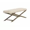 Kammi Bench - Bravo Cream - Angled - Kammi Bench - Bravo Cream - Angled