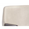SUNPAN Milton Dining Armchair - Bravo Cream/Leo Olive/ Polo Club Stone, Seat Close-up