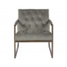 Sunpan Monde Armchair - Antonio Charcoal - Front View