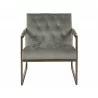 Sunpan Monde Armchair - Antonio Charcoal - Front View - Sunpan Monde Armchair - Antonio Charcoal - Front View