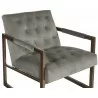 Sunpan Monde Armchair - Antonio Charcoal - Top Angle  - Sunpan Monde Armchair - Antonio Charcoal - Top Angle 