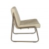 Anton Lounge Chair - Bravo Cream - Side Angle