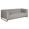Sunpan Parker Sofa - Zenith Soft Grey - Angled View