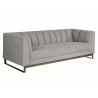 Sunpan Parker Sofa - Zenith Soft Grey - Angled View - Sunpan Parker Sofa - Zenith Soft Grey - Angled View