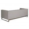 Sunpan Parker Sofa - Zenith Soft Grey - Back Angle