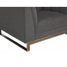 Parker Armchair - Zenith Graphite Grey - Leg Close-up