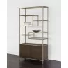 Stamos Bookcase - Gold - Raw Umber - Lifestyle - Stamos Bookcase - Gold - Raw Umber - Lifestyle
