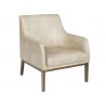 Wolfe Lounge Chair - Bravo Cream - Angled View