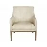 Wolfe Lounge Chair - Bravo Cream - Front View - Wolfe Lounge Chair - Bravo Cream - Front View