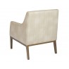 Wolfe Lounge Chair - Bravo Cream - Back Angle