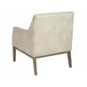 Wolfe Lounge Chair - Bravo Cream - Back Angle - Wolfe Lounge Chair - Bravo Cream - Back Angle