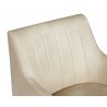 Wolfe Lounge Chair - Bravo Cream - Seat Back Close--Up