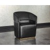 Genval Wheeled Lounge Chair - Abbington Black / Cantina Black - Lifestyle