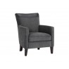 Aston Lounge Chair - Polo Club Kohl Grey / Overcast Grey - Angled