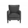 Aston Lounge Chair - Polo Club Kohl Grey / Overcast Grey - Front - Aston Lounge Chair - Polo Club Kohl Grey / Overcast Grey - Front