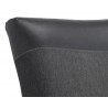 Aston Lounge Chair - Polo Club Kohl Grey / Overcast Grey - Seat Close-Up