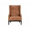 Sunpan Biblioteca Lounge Chair in Tobacco Tan - Front - Sunpan Biblioteca Lounge Chair in Tobacco Tan - Front