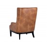 Sunpan Biblioteca Lounge Chair - Tobacco Tan - Back Angle