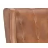 Sunpan Biblioteca Lounge Chair in Tobacco Tan - Seat Back detail - Sunpan Biblioteca Lounge Chair in Tobacco Tan - Seat Back detail