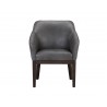 Dorian Dining Armchair - Overcast Grey - Front View