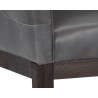 Dorian Dining Armchair - Overcast Grey - Seat Close-Up