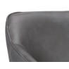 Dorian Dining Armchair - Overcast Grey - Seat Back Close-Up