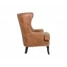 Royalton Lounge Chair - Tobacco Tan - Side Angle - Royalton Lounge Chair - Tobacco Tan - Side Angle